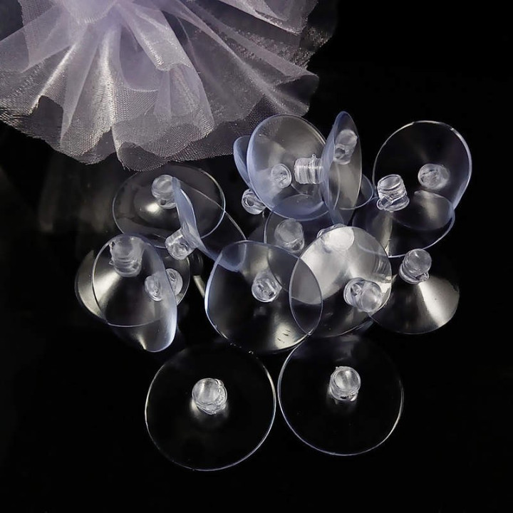 Ventuza | Ventuze disc plastic mici 2.7cmx2.7cm | 3652