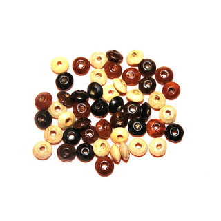 Obiecte bisericesti bile | Margele saiba de trecere 4mm | 6192