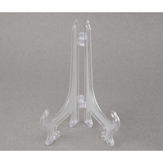 Obiecte bisericesti | Suport rama foto din plastic alb transparent | 3524