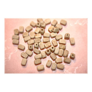 Obiecte bisericesti bile | Margele dreptunghi de trecere 5mm | 6211