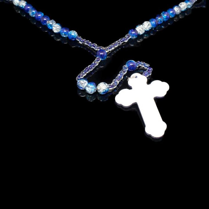 Colportaj Bisericesti.ro | Coliere medalion cruce  din plastic | 1881