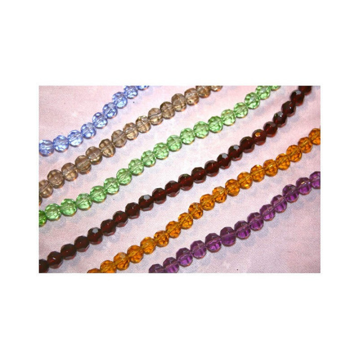 Obiecte bisericesti bile | Margele rotunde de trecere 4mm | 6227