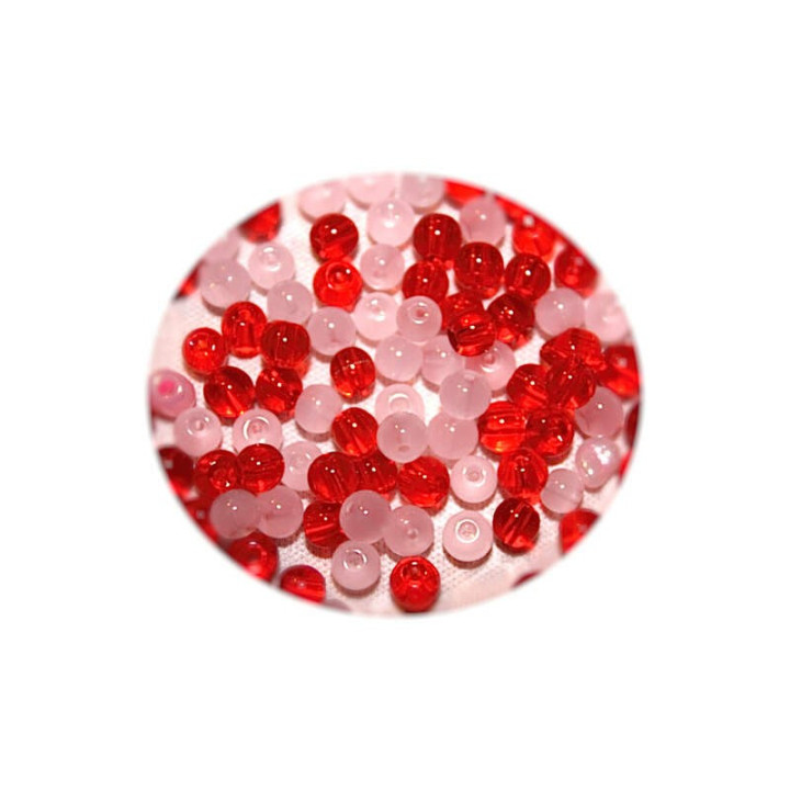 Obiecte bisericesti bile | Margele rotunde de trecere 4mm | 6240