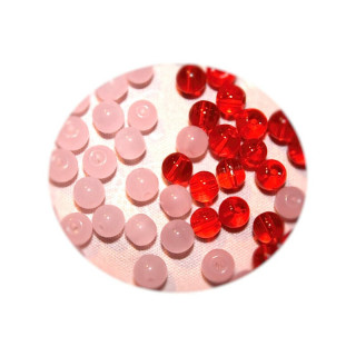 Obiecte bisericesti bile | Margele rotunde de trecere 4mm | 6241