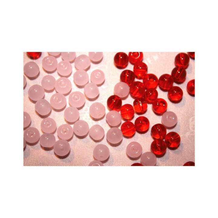 Obiecte bisericesti bile | Margele rotunde de trecere 4mm | 6241