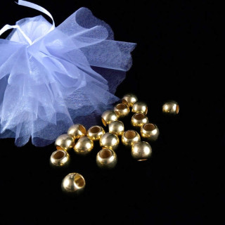 Obiecte bisericesti bile | Margele rotunde de trecere 10mm | 6260