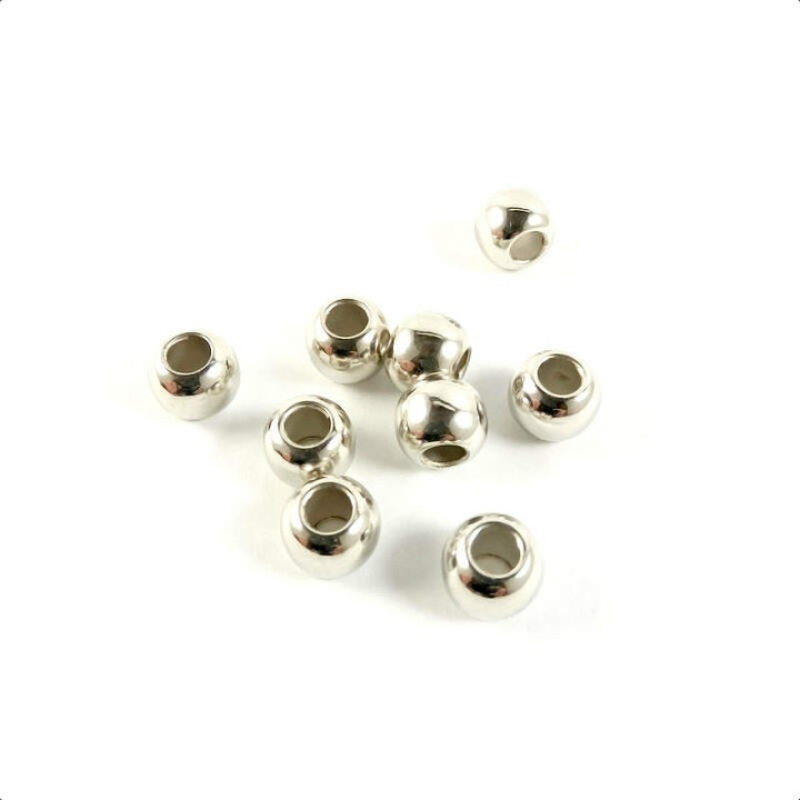 Obiecte bisericesti bile | Margele rotunde de trecere 10mm | 6260