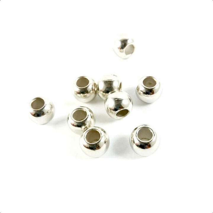 Obiecte bisericesti bile | Margele rotunde de trecere 12mm | 6261