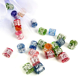 Obiecte bisericesti bile | Margele cilindru de trecere 8mm | 6268