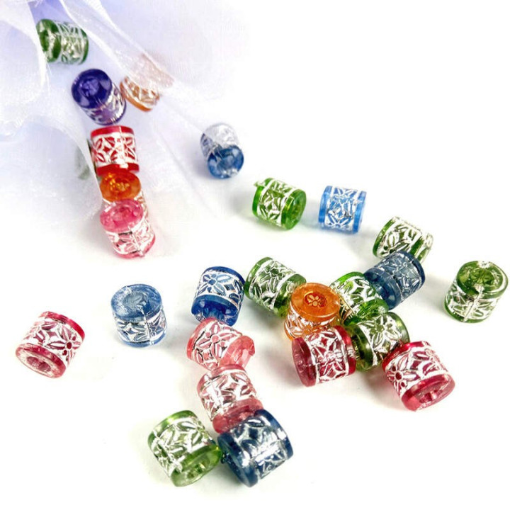 Obiecte bisericesti bile | Margele cilindru de trecere 8mm | 6268