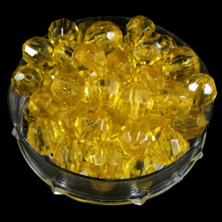 Obiecte bisericesti bile | Margele rotunde fatetate de trecere 10mm | 6274