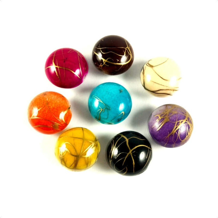 Obiecte bisericesti bile | Margele rotunde de trecere 10mm | 6280