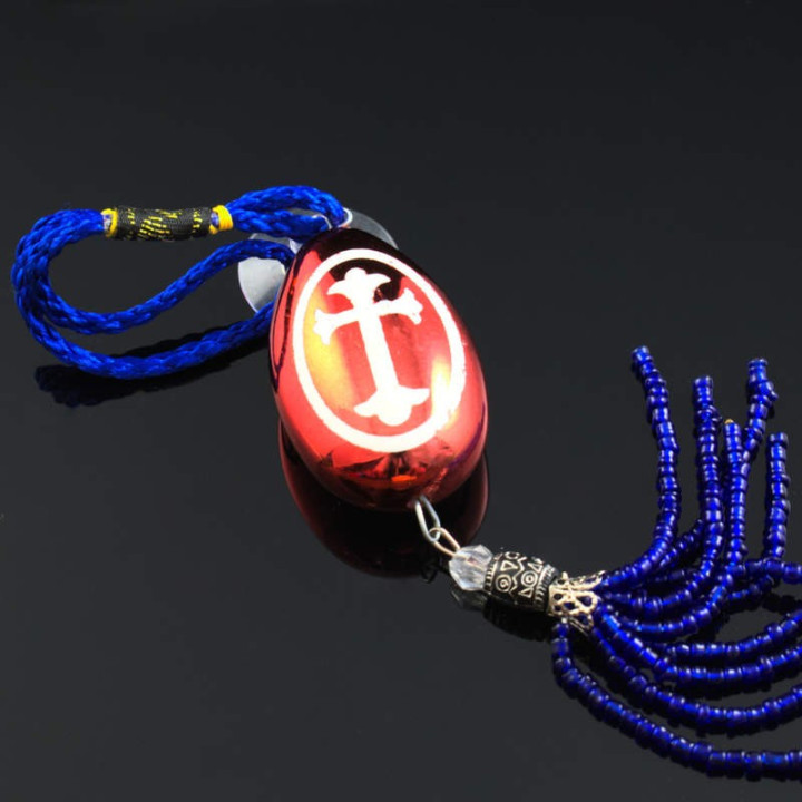 Obiecte bisericesti Medalion auto oval din plastic Ventani 2510