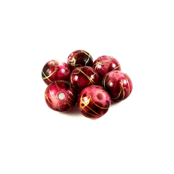 Obiecte bisericesti bile | Margele rotunde de trecere 8mm | 6281