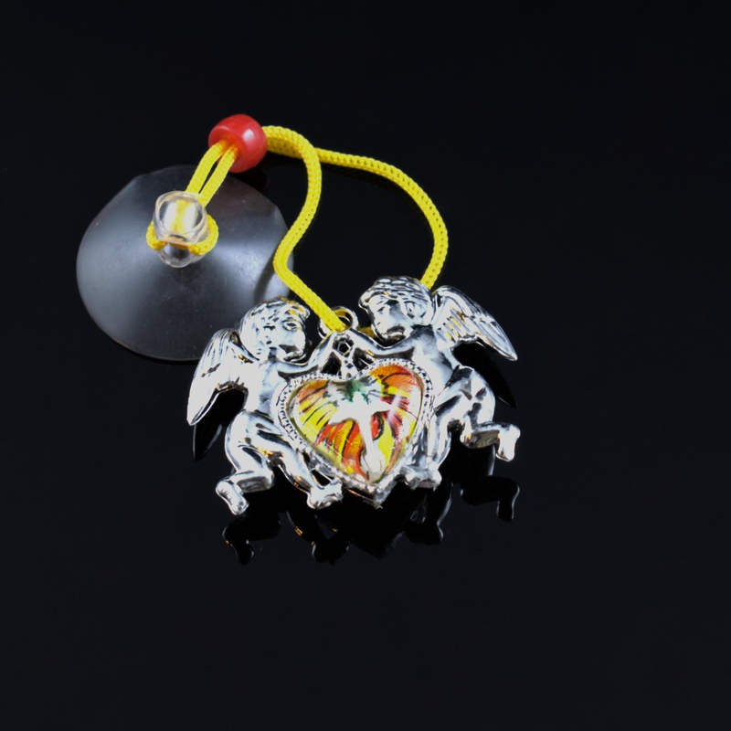 Obiecte bisericesti Medalion auto ingeri din plastic Ventani 2519