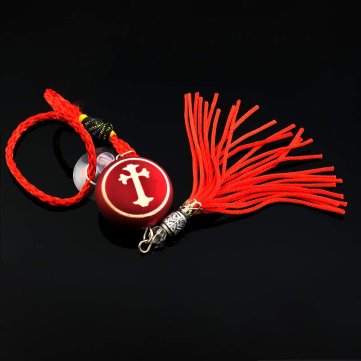 Obiecte bisericesti Medalion auto rotund  din plastic Ventani 2523