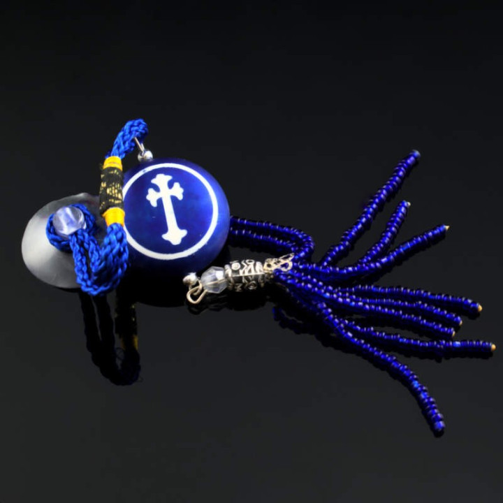 Obiecte bisericesti Medalion auto rotund  din plastic Ventani 2523