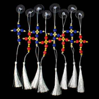 Obiecte bisericesti Medalion auto cruce pe suport din sarma Ventani 2527