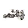 Obiecte bisericesti bile | Margele rotunde fatetate miez alb de trecere 6mm | 6286