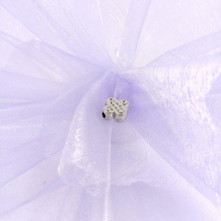 Obiecte bisericesti bile | Margele cruce de trecere 10mm | 6010