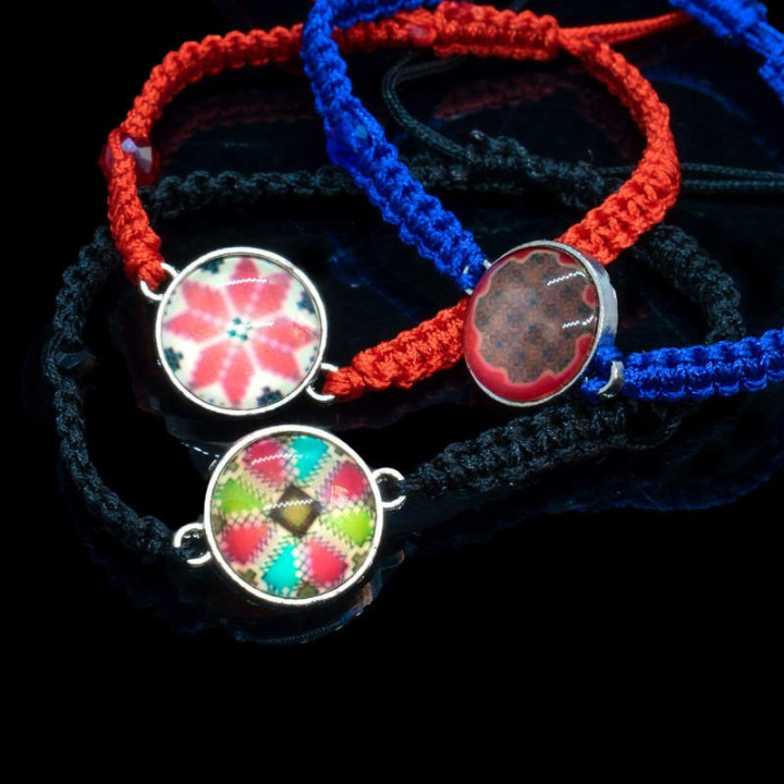 Colportaj Bisericesti.ro | Bratara sfoara impletita medalion  | 1241