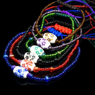 Colportaj Bisericesti.ro | Bratara sfoara    margele din sticla | 1242