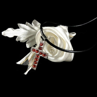 Obiecte bisericesti | Colier cruce metalica | 1807