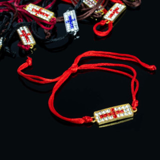 Colportaj Bisericesti.ro | Bratara din sfoara element metalic | 1255