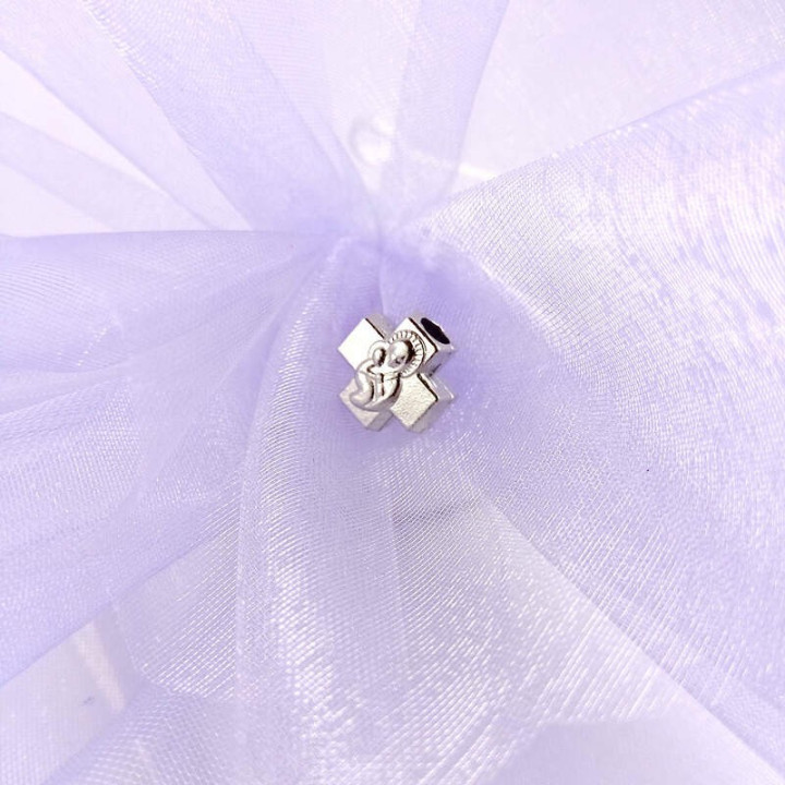 Obiecte bisericesti bile | Margele cruce de trecere 10mm | 6011