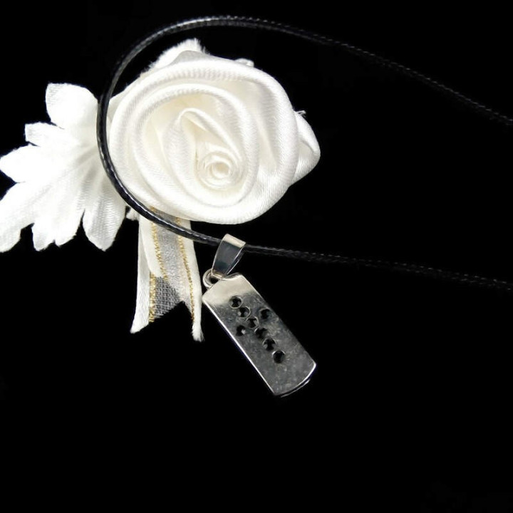 Obiecte bisericesti | Colier placuta metalica | 1810