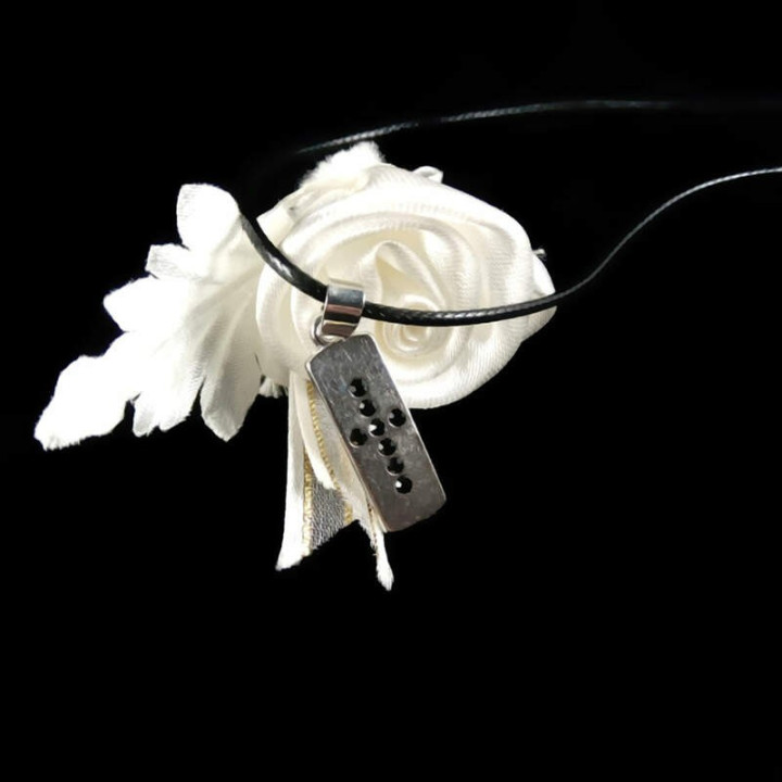 Obiecte bisericesti | Colier placuta metalica | 1810