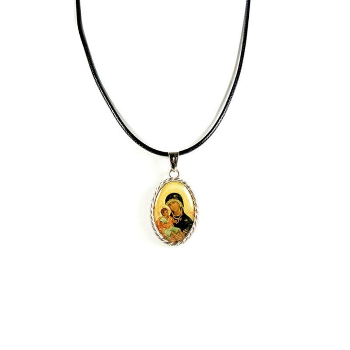 Obiecte bisericesti | Colier medalion Icoana Maicii Domnului | 1811
