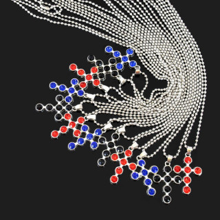 Colportaj Bisericesti.ro | Coliere cruciulite metalice | 1916