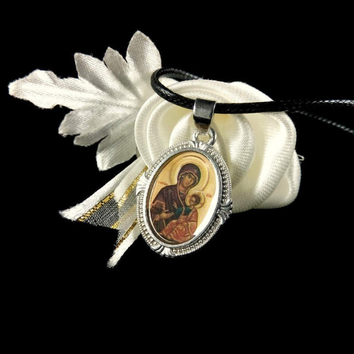 Obiecte bisericesti | Colier medalion Icoana Maicii Domnului | 1812