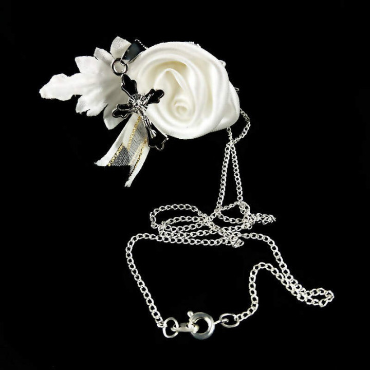 Obiecte bisericesti | Colier cruce metalica | 1821