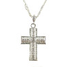 Obiecte bisericesti | Colier cruce metalica filigranata | 1823
