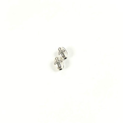 Obiecte bisericesti bile | Margele cilindru de trecere 8mm | 6012