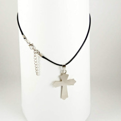 Obiecte bisericesti | Colier cruce din inox | 1849