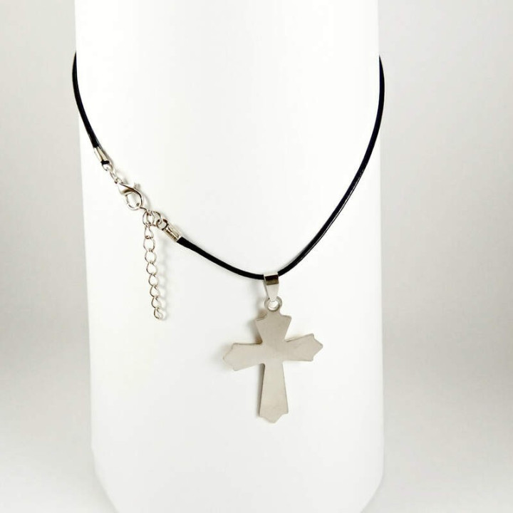 Obiecte bisericesti | Colier cruce din inox | 1849