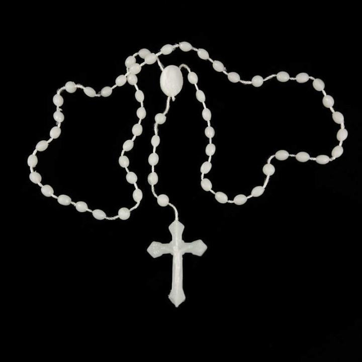 Obiecte bisericesti | Colier bile si cruce din plastic | 1851