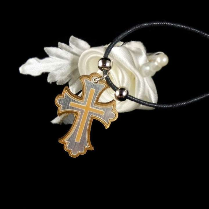 Obiecte bisericesti | Colier cruce din lemn | 1852