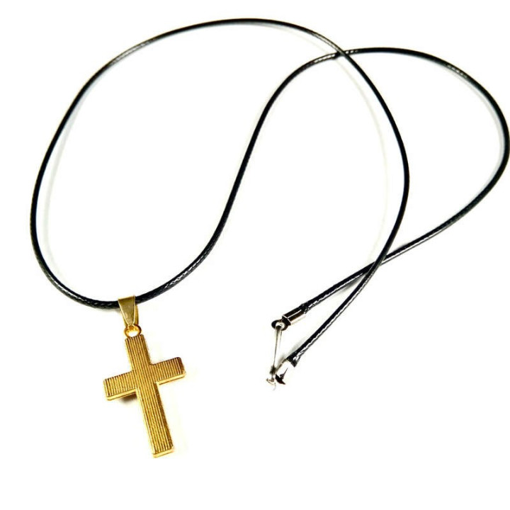 Obiecte bisericesti | Colier cruce metalica | 1857