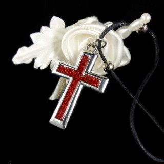 Obiecte bisericesti | Colier cruce metalica | 1862