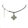 Obiecte bisericesti | Colier cruce metalica Ierusalim | 1867