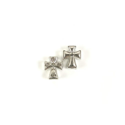 Obiecte bisericesti bile | Margele cruce de trecere 10mm | 6017
