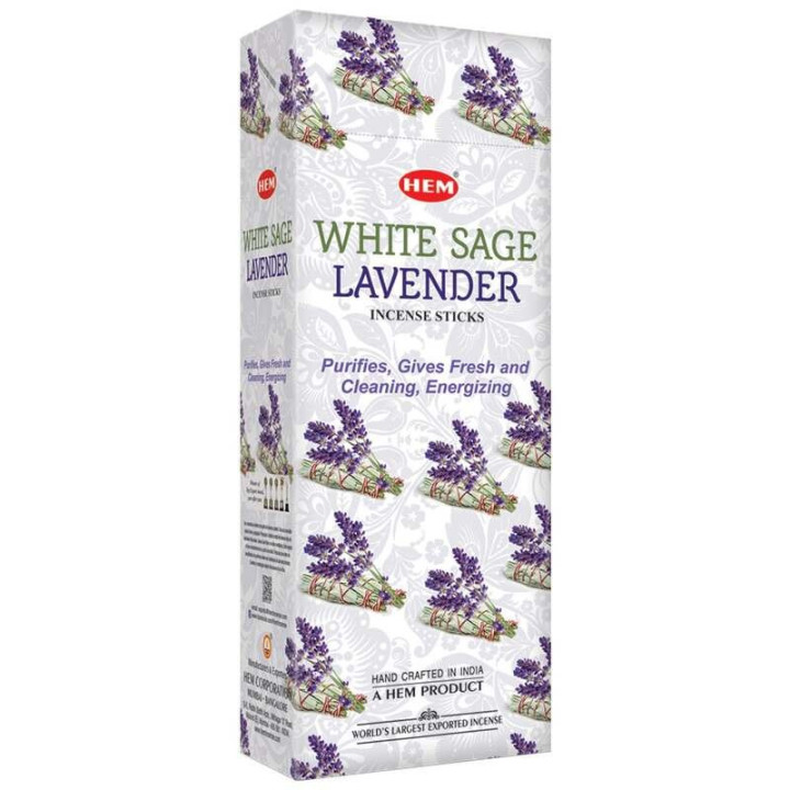 Betisoare parfumate Hem White Sage Lavender Hem Bete parfumate Hem India