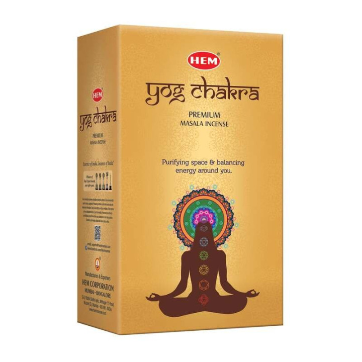 Betisoare parfumate Hem Yog Chakra Masala 15 Gms Hem Bete parfumate Hem India
