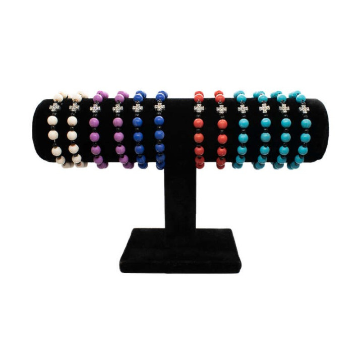 Colportaj Bisericesti.ro | Bratara elastica parfumata margele din plastic | 1281