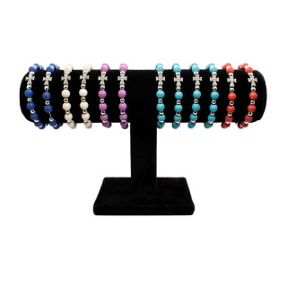 Colportaj Bisericesti.ro | Bratara elastica parfumata margele din plastic | 1283