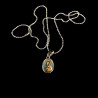 Obiecte bisericesti | Colier medalion metalic oval | 1879